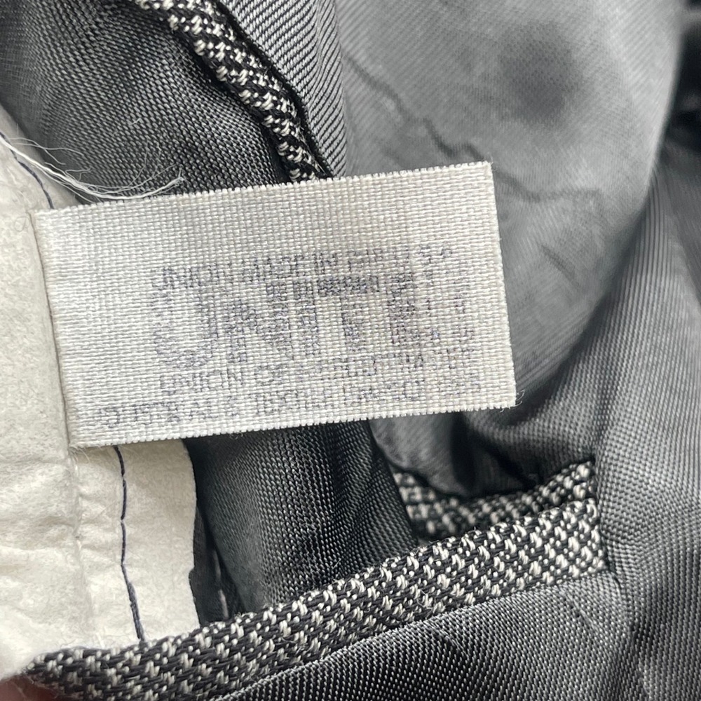 Vintage‎ USA Monsieur Givenchy Grey Double Breasted Blazer Jacket Peak Lapel 40L - Picture 9 of 14